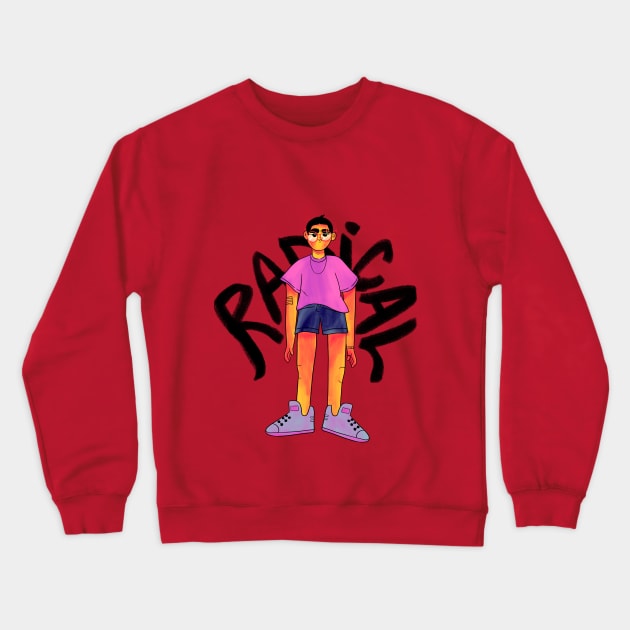 Radical Crewneck Sweatshirt by beatrizbrazza